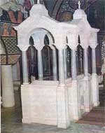 The final resting place of Saint Raphael as it is today